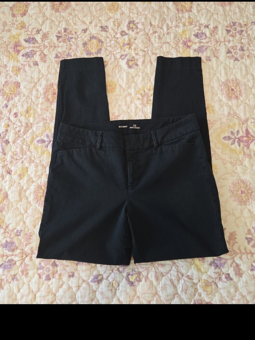 Old Navy Black Pants Pixie Mid Rise